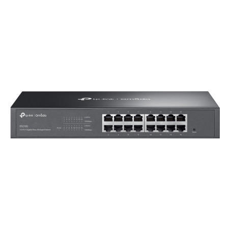 TP-Link ES216G Omada ES216G, Gestionado, L2, Gigabit Ethernet (10/100/1000), Montaje en rack