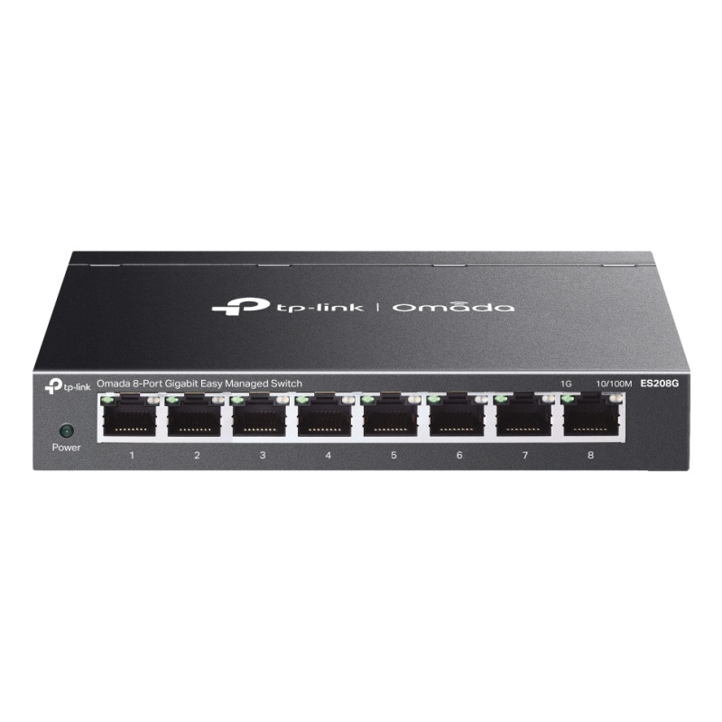 TP-Link ES208G Omada ES208G, Gestionado, L2, Gigabit Ethernet (10/100/1000), Montaje de pared