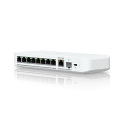 Ubiquiti USW-FLEX-2.5G-8 UniFi Flex 2.5G, Gestionado, L2, 2.5G Ethernet (100/1000/2500), Montaje en pared/escritorio, Montaje