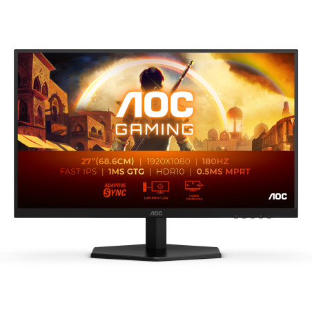 AOC 27G42E G4 27G42E, 68,6 cm (27"), 1920 x 1080 Pixeles, Full HD, LCD, 1 ms, Negro