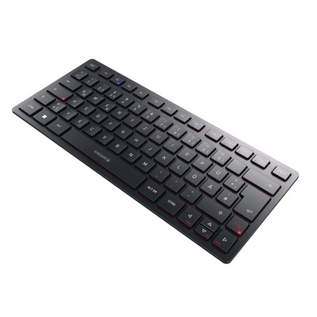 CHERRY JK-9250DE-2 KW 9200 MINI, 75%, Inalámbrico y alámbrico, USB + RF Wireless + Bluetooth, Switch de tecla de tijera,