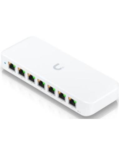 switch - ultra 8 puertos rj45 con 7 puertos poe 42w rj45 10/100/1000mbps sobremesa geastion managed