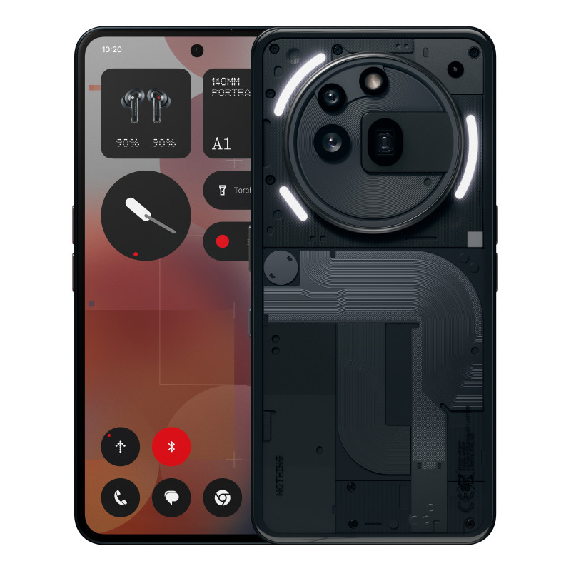 Nothing A10400166 Phone (3a) Pro, 17,2 cm (6.77"), 12 GB, 256 GB, 50 MP, Android 15, Negro