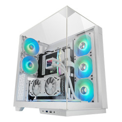 Mars Gaming MC3GFW MC-3GFW, Torre, PC, Blanco, ATX, micro ATX, Mini-ITX, Juego, Multi 2