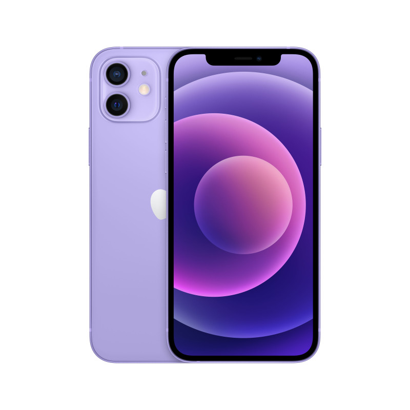 Apple MJNM3QL/A iPhone 12 , 15,5 cm (6.1"), 2532 x 1170 Pixeles, 64 GB, 12 MP, iOS 14, Púrpura