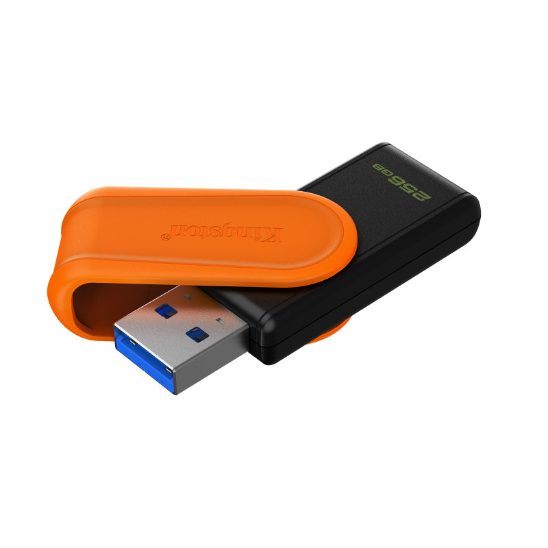 Kingston Technology DTXS/256GB DataTraveler 256GB Portable USB 3.2 Gen 1 Exodia S (Black/Orange), 256 GB, USB tipo A, 3.2 Gen 1