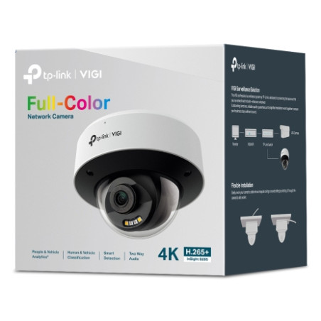 TP-Link INSIGHT S285(2.8MM) InSight S285, Cámara de seguridad IP, Exterior, Alámbrico, 85 m, 120 dB, Techo