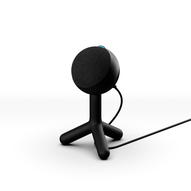 Logitech G 988-000551 Yeti Orb, Micrófono de superficie para mesa, 70 - 20000 Hz, 24 bit, 48 kHz, 72 dB, 117 dB