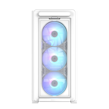 ASUS 90DC00K3-B19010 A23 PLUS TG ARGB WHITE, Micro Torre, PC, Blanco, micro ATX, Mini-ITX, Juego, Multi