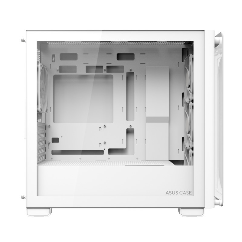 ASUS 90DC00K3-B19010 A23 PLUS TG ARGB WHITE, Micro Torre, PC, Blanco, micro ATX, Mini-ITX, Juego, Multi