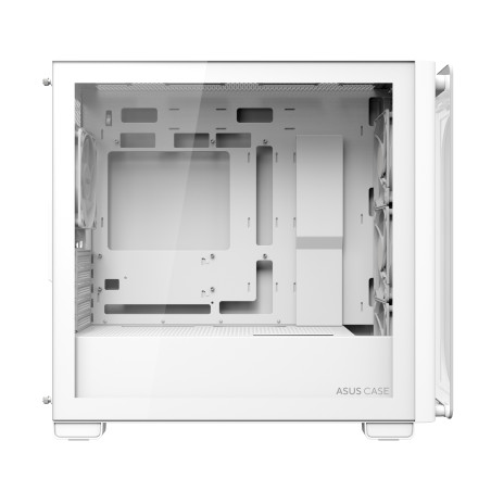 ASUS 90DC00K3-B19010 A23 PLUS TG ARGB WHITE, Micro Torre, PC, Blanco, micro ATX, Mini-ITX, Juego, Multi