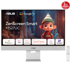 ASUS 90LM0A3H-B01O70 ZenScreen Smart Monitor MS27UC, 68,6 cm (27"), 3840 x 2160 Pixeles, 4K Ultra HD, LCD, 5 ms, Gris
