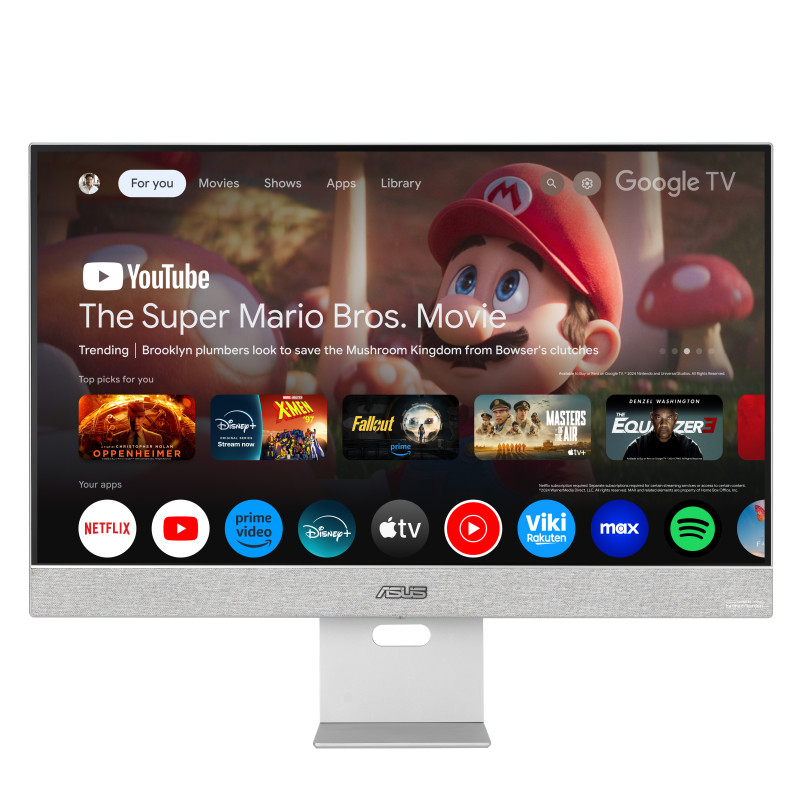 ASUS 90LM0A3H-B01O70 ZenScreen Smart Monitor MS27UC, 68,6 cm (27"), 3840 x 2160 Pixeles, 4K Ultra HD, LCD, 5 ms, Gris