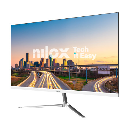 Nilox NXM24FHD1201W NXM24FHD1201W, 60,5 cm (23.8"), 1920 x 1080 Pixeles, Full HD, LED, 4 ms, Blanco