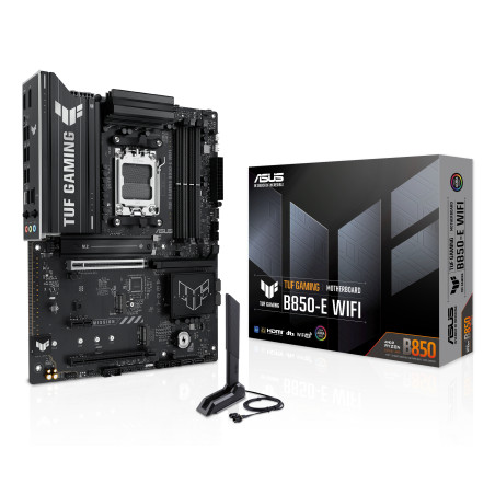 ASUS 90MB1L20-M0EAY0 TUF GAMING B850-E WIFI, AMD, Zócalo AM5, AMD Ryzen 7000 Series, AMD Ryzen 8000 Series, AMD Ryzen 9000