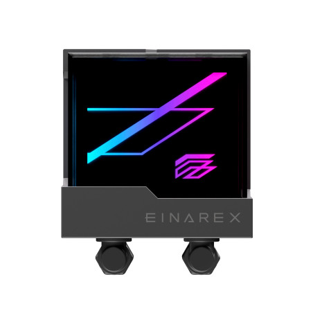 Einarex EXWC-VX-1240R-B VERTEX 240 RGB Black, Sistema de refrigeración líquida todo en uno, 12 cm, 800 RPM, 2600 RPM, Negro
