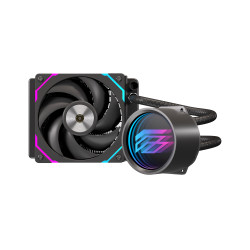 Einarex EXWC-FX-1120R-B FLUX 120 RGB Black, Sistema de refrigeración líquida todo en uno, 12 cm, 800 RPM, 2600 RPM, Negro