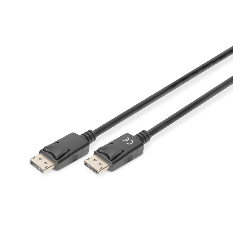 Digitus DB-340100-020-S Cable de conexión DisplayPort, 2 m, DisplayPort, DisplayPort, Macho, Macho, 4096 x 2160 Pixeles