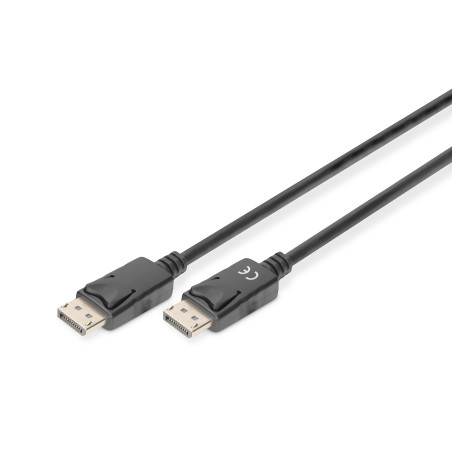 Digitus DB-340100-020-S Cable de conexión DisplayPort, 2 m, DisplayPort, DisplayPort, Macho, Macho, 4096 x 2160 Pixeles