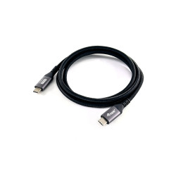 Equip 128383 128383 Cable USB 4 Gen 3 C a C, M/M, 2,0m, PD3.1 240W, 8K/60Hz, 40Gbps, Negro, 2 m, USB C, USB C, USB4 Gen 3x2, 40