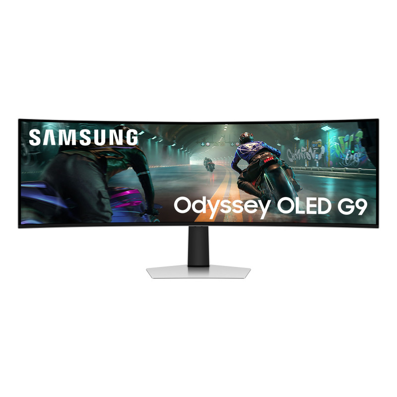 Samsung LS49DG910SUXEN S49DG910SU, 124,5 cm (49"), 5120 x 1440 Pixeles, Dual QHD, OLED, 0,03 ms, Plata