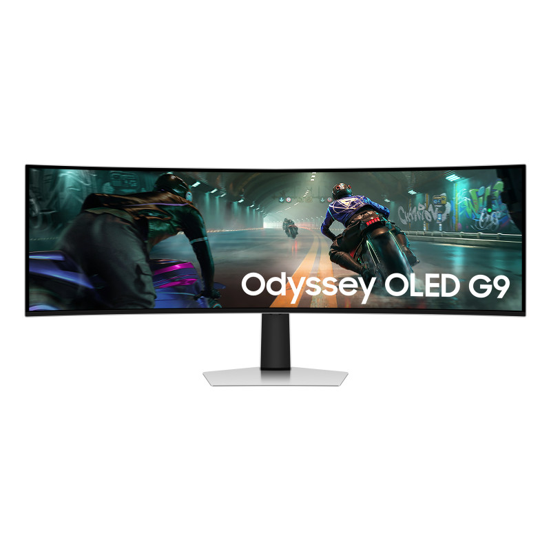 Samsung LS49DG910SUXEN S49DG910SU, 124,5 cm (49"), 5120 x 1440 Pixeles, Dual QHD, OLED, 0,03 ms, Plata