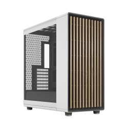 Fractal Design FD-C-NOR1X-06 North XL, Escritorio, PC, Blanco, ATX, micro ATX, Mini-ITX, Acero, Vidrio templado, Juego
