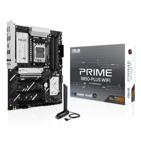 ASUS 90MB1L80-M0EAY0 PRIME B850-PLUS WIFI, AMD, Zócalo AM5, AMD Ryzen 7000 Series, AMD Ryzen 8000 Series, AMD Ryzen 9000