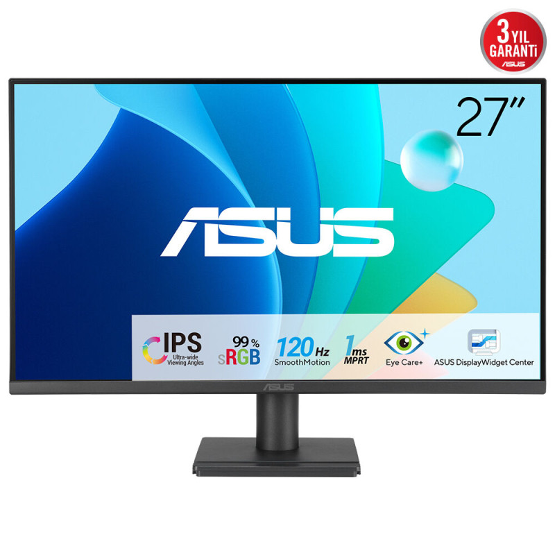 ASUS 90LM04J1-B02371 VA279HG, 68,6 cm (27"), 1920 x 1080 Pixeles, Full HD, LCD, 1 ms, Negro