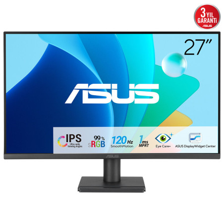 ASUS 90LM04J1-B02371 VA279HG, 68,6 cm (27"), 1920 x 1080 Pixeles, Full HD, LCD, 1 ms, Negro