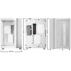 be quiet! BGW66 LIGHT BASE 600 DX White, Midi Tower, PC, Blanco, ATX, micro ATX, Mini-ATX, Acrilonitrilo butadieno estireno 2