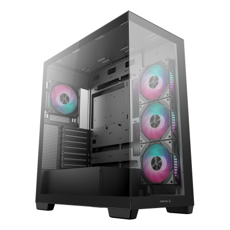 DeepCool R-CG580-BKADA4-G-1 CG580 4F, Midi Tower, PC, Negro, ATX, ITX, micro ATX, Acrilonitrilo butadieno estireno (ABS), SGCC,