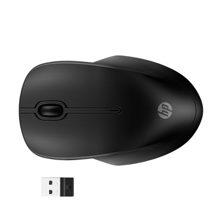 HP 8R3U1UT#ABB 255 Dual Wireless Mouse, Ambidextro, Óptico, Bluetooth, 1600 DPI, Negro