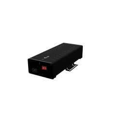 i-tec CACHRGHUB20C USB-C/USB-A Metal Charging + data HUB, 15W per port, 20x USB-C, Interior, Corriente alterna, 12 V, Negro