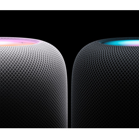 Apple MDEW4D/A HomePod, Apple Siri, Cilindro, Negro, Tela, Home app and HomeKit, Intercom transcriptions, Siri, Touch