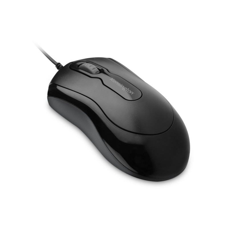 Kensington K72480WW Ratón con cable Mouse-in-a-Box EQ, Negro