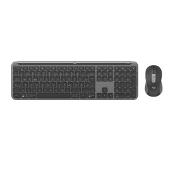 Logitech 920-012483 Signature Slim Combo MK950, Inalámbrico, RF Wireless + Bluetooth, Switch de tecla de tijera, QWERTZ,