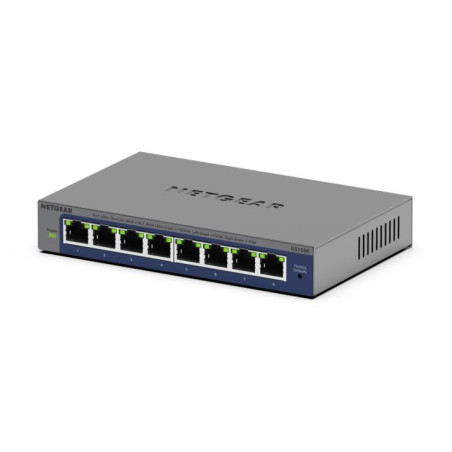 NETGEAR GS108E-400EUS GS108Ev4, No administrado, L2/L3, Gigabit Ethernet (10/100/1000)