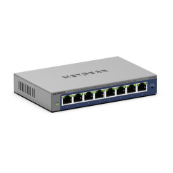 NETGEAR GS108E-400EUS GS108Ev4, No administrado, L2/L3, Gigabit Ethernet (10/100/1000) 2