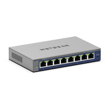 NETGEAR GS108E-400EUS GS108Ev4, No administrado, L2/L3, Gigabit Ethernet (10/100/1000)
