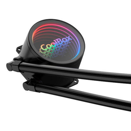 CoolBox COO-KRL240-4-ARB GAMING REFRIGERACION LIQUIDA ARGB INFINITE LIQUID240 NEGRO, Sistema de refrigeración líquida todo en