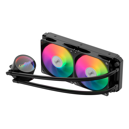 CoolBox COO-KRL240-4-ARB GAMING REFRIGERACION LIQUIDA ARGB INFINITE LIQUID240 NEGRO, Sistema de refrigeración líquida todo en