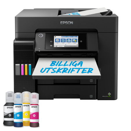 Epson C11CJ29406 EcoTank ET-5855, Inyección de tinta, Impresión a color, 4800 x 2400 DPI, A4, Impresión directa, Negro