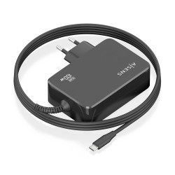 AISENS ASCH-1PD100WL50-BK Cargador GaN 100W PD3.0 1xUSB-C 1.8m, Negro, Interior, Corriente alterna, 20 V, 5 A, 1,8 m, Negro 2