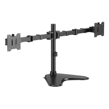 AISENS DT35TSR-361 Soporte de Mesa Con Peana Eco Giratorio e Inclinable para Monitor/TV 20kg (3 Pivotes, 2 Brazos) de 17"-35",