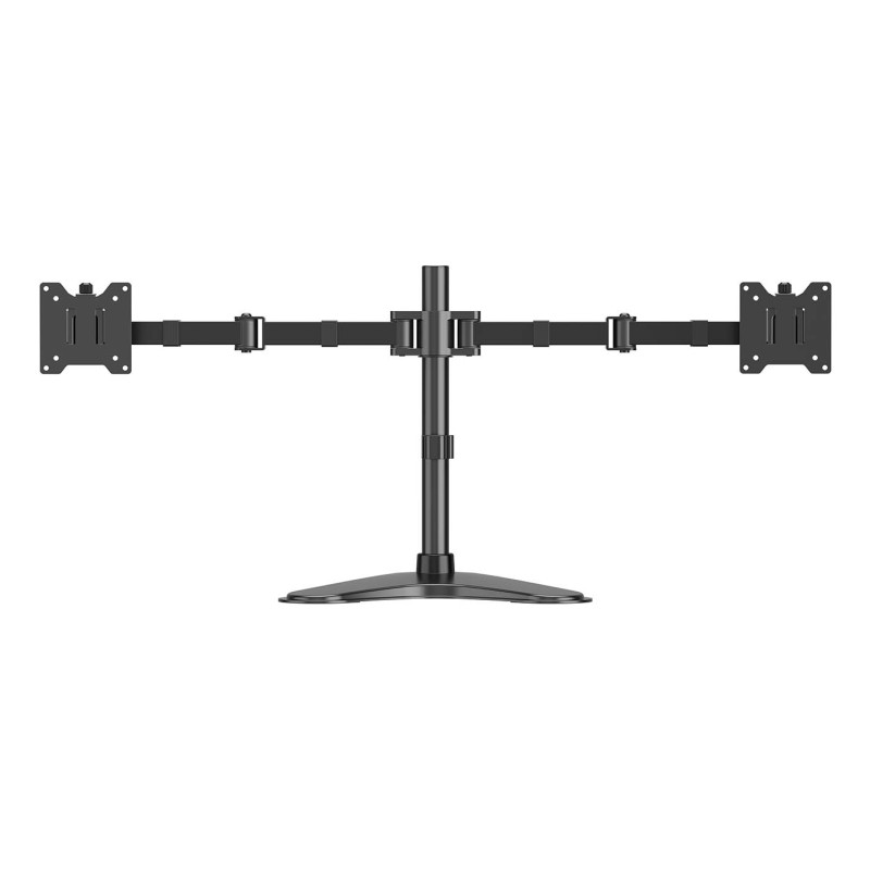 AISENS DT35TSR-361 Soporte de Mesa Con Peana Eco Giratorio e Inclinable para Monitor/TV 20kg (3 Pivotes, 2 Brazos) de 17"-35",