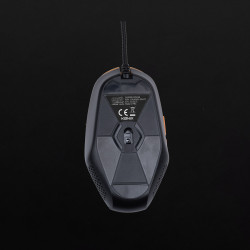 Konix 80381121030 Naruto KX GAMING MOUSE, Ambidextro, Óptico, USB tipo A, 3600 DPI, Negro, Naranja 2