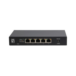 LevelOne GEU-0525 GEU-0525, No administrado, 2.5G Ethernet (100/1000/2500), Bidireccional completo (Full duplex), Montaje de 2