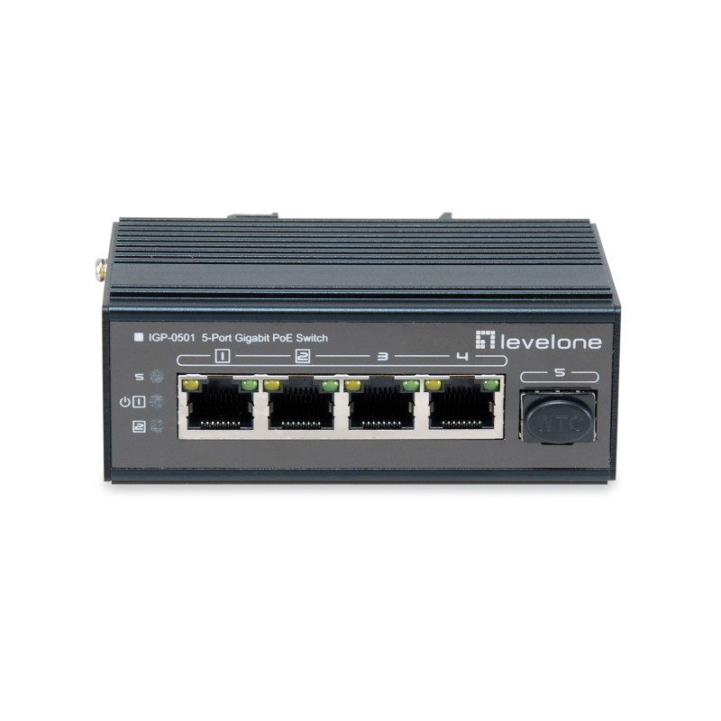 LevelOne IGP-0501 IGP-0501, Gigabit Ethernet (10/100/1000), Bidireccional completo (Full duplex), Energía sobre Ethernet