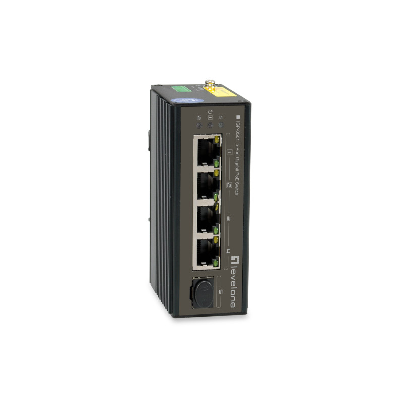 LevelOne IGP-0501 IGP-0501, Gigabit Ethernet (10/100/1000), Bidireccional completo (Full duplex), Energía sobre Ethernet